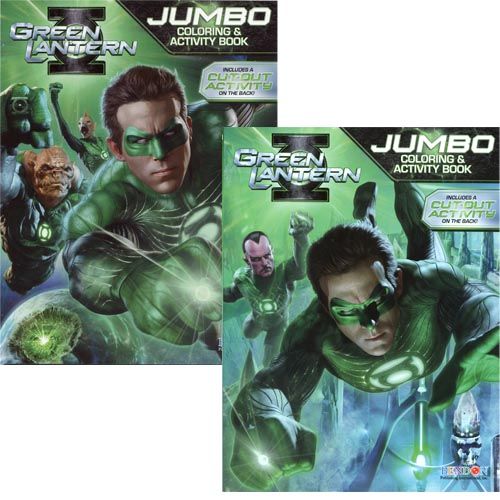 Bendon Green Lantern Movie Jumbo COLORING BOOK 2 Asstd. 96pg